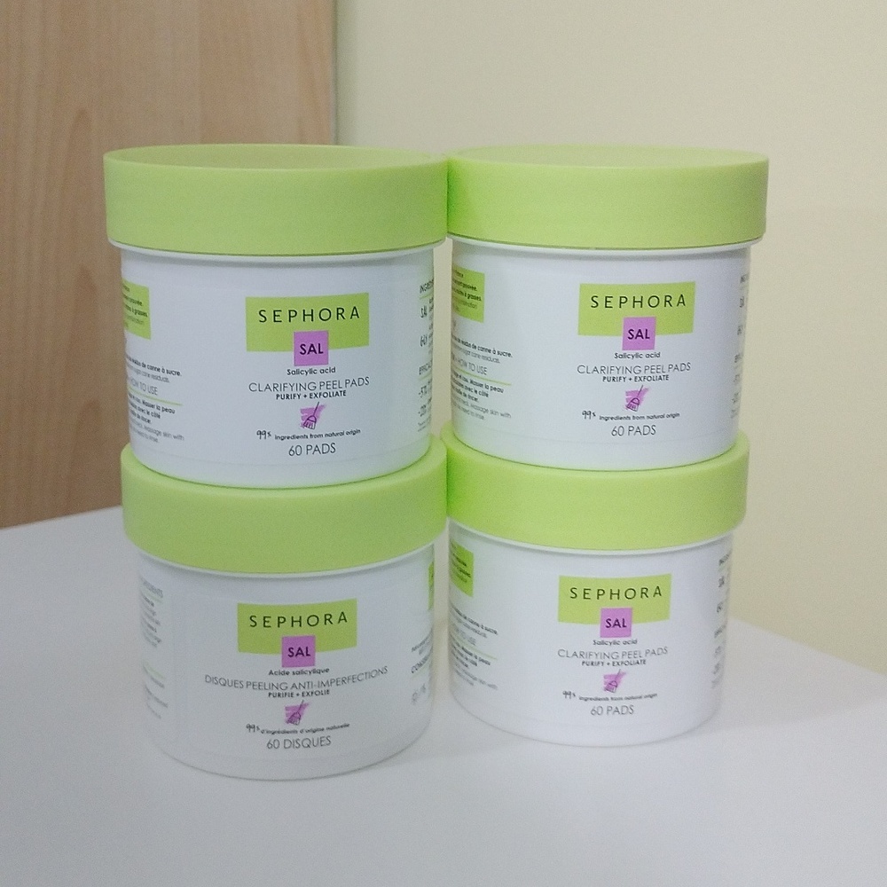 4 x Salicylic Acid Clarifying Peel Pads